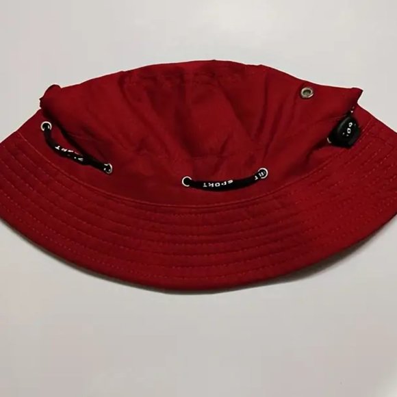 BUCKET HAT in Burgundy - Picture 2 of 3